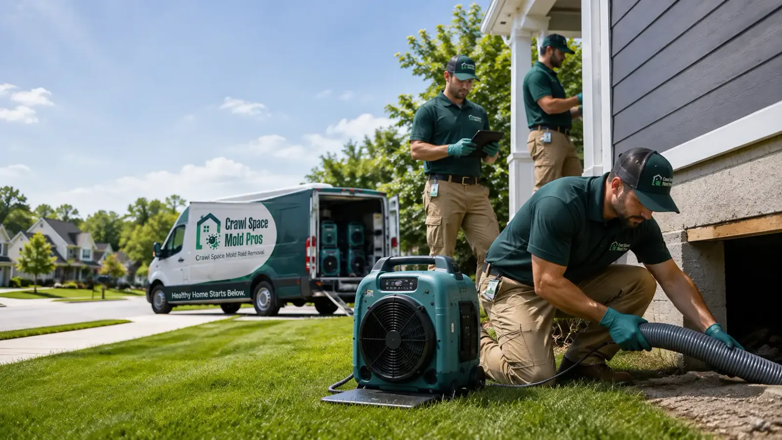 Crawl Space Mold Removal in White Bird, ID